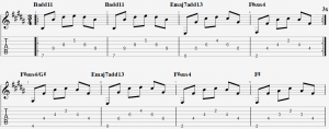 Always with me arpeggios A section