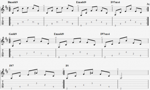 B section chords