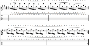 Thunder High On The Mountain intro lick