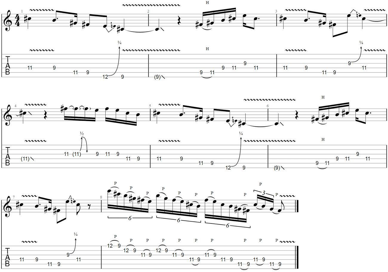 Rubina Sheet Music - Joe Satriani - Guitar Tab